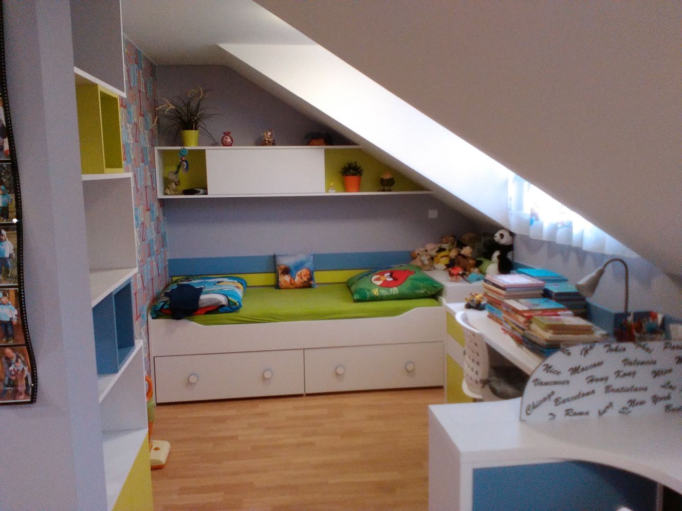 Dětské pokoje v podkroví